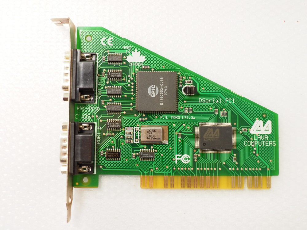 Lava Computers DSerial PCI MOKO L71.3a Controller Adapter Card