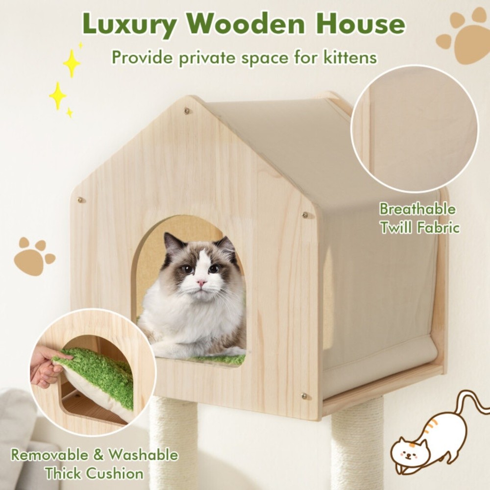 5 Story Cat Tree Cat Villa