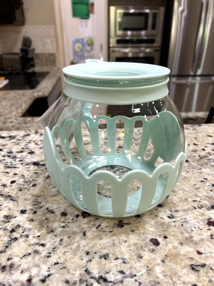 Ecolution Micro-Pop 3 Quart Microwave Popcorn Popper Aqua - NEW