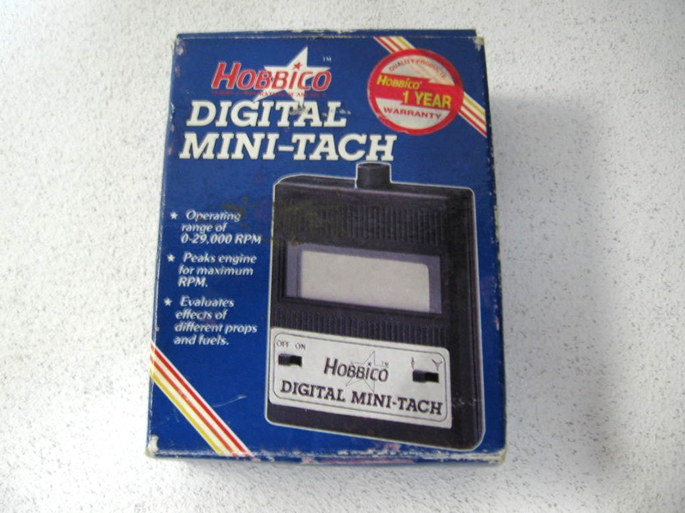 Hobbico HCAP0400 Digital Mini Tach Tachometer Tested