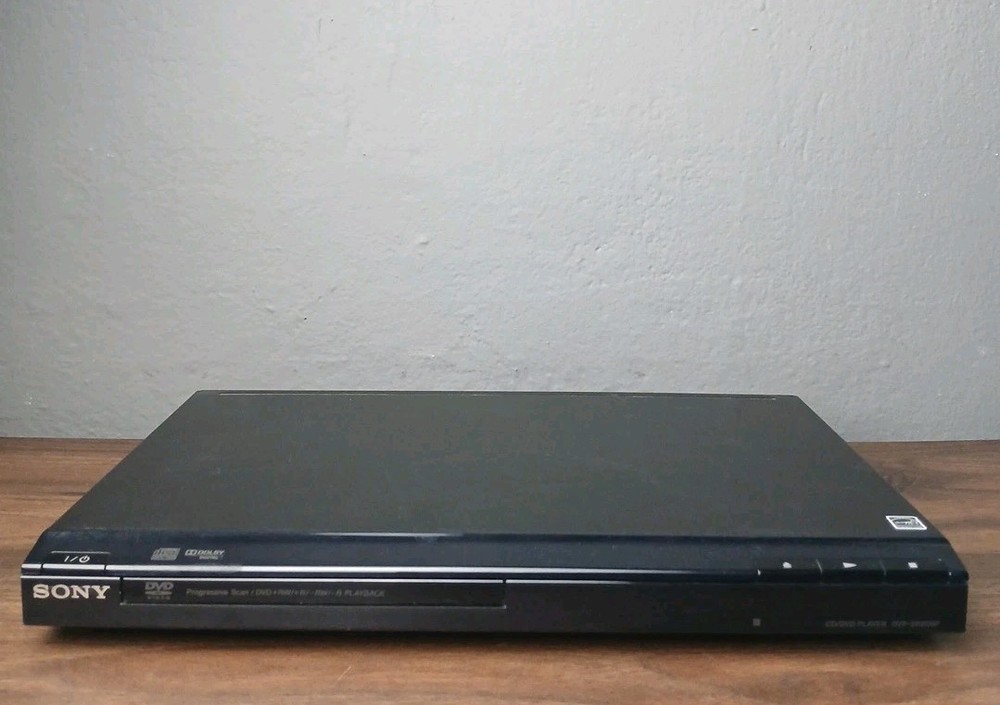 Sony CD/DVD Player DVP-SR200P Black No Remote *Read Description*