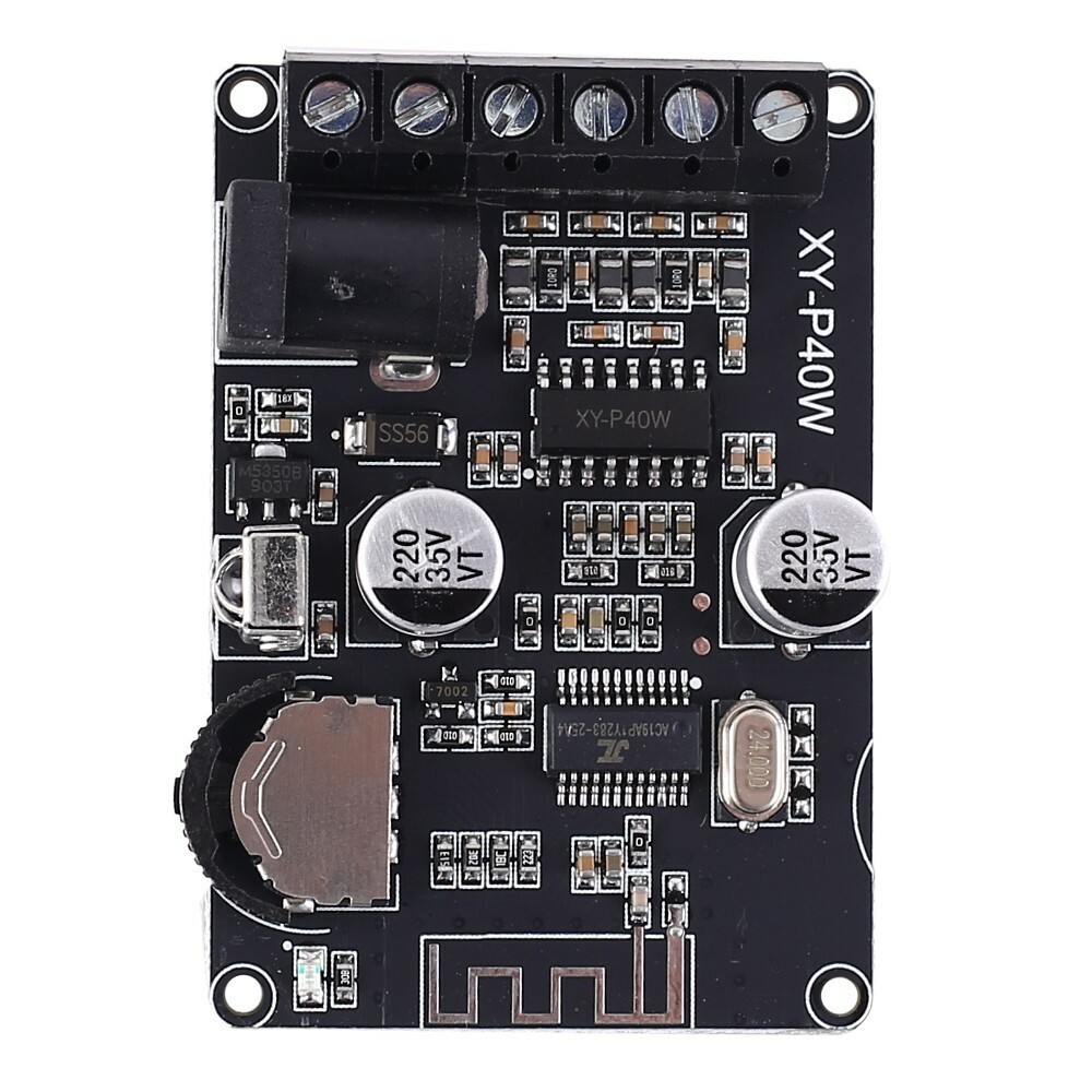 Digital Stereo Bluetooth Audio Receiver Board Amplifier Remote Power Module 24V