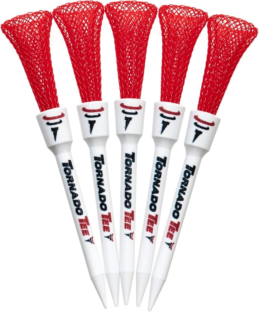 Red High Performance Golf Tee