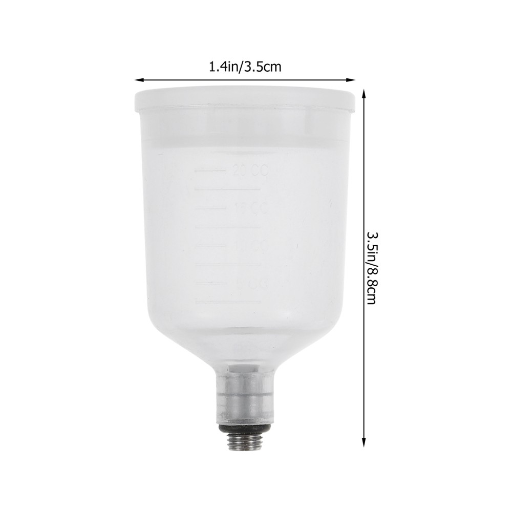 Set of 3 Airbrush Pot Mini Plastic Paint Cups Replaceable Split-type