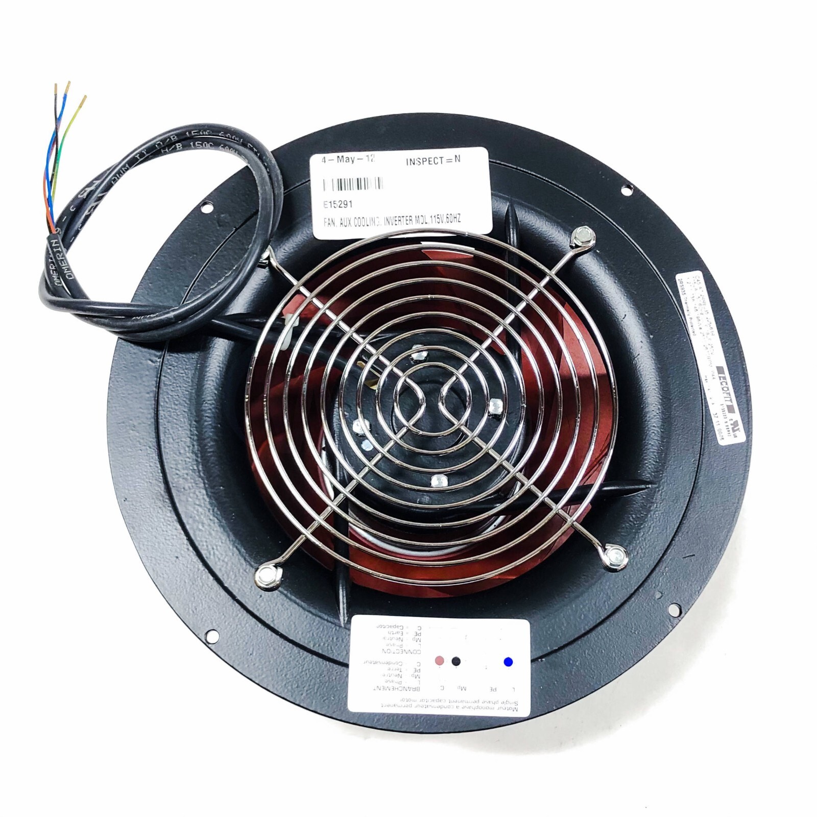 Ecofit C45-A7 Auxiliary Cooling Fan, 115VAC 60Hz