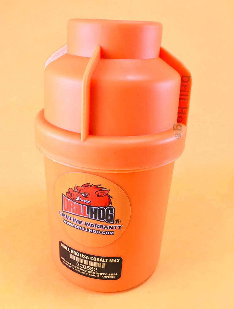 Drill Hog® 29 Pc Super Premium Cobalt M42+ Drill Bits Orange Lifetime Warranty