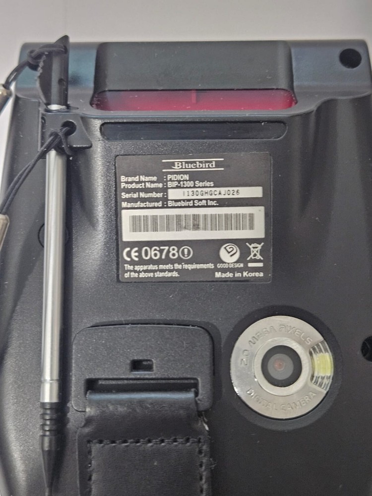 Pidion Bluebird BIP-1300 Transaction Mobile Computer / Printer System w/ Battery