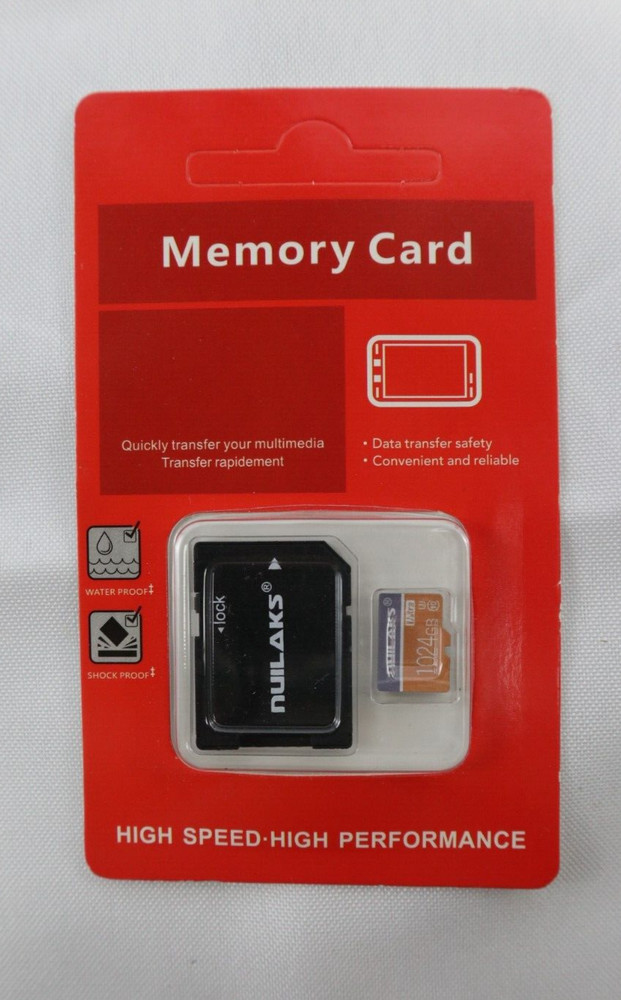 1 TB Micro SD / SD Memory Card 1 TB High Speed Waterproof Class 10