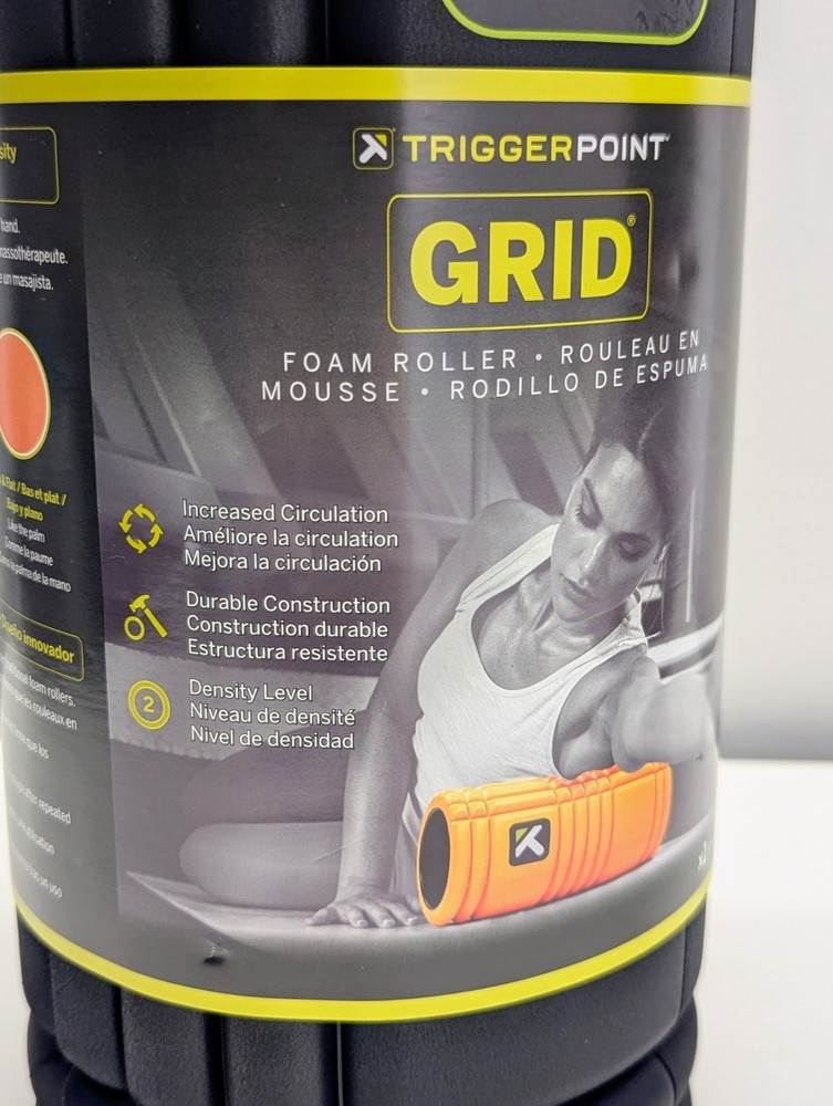 2 - Trigger Point Grid FOAM ROLLERS (13"x 5-3/8") Deep Tissue Massage NEW
