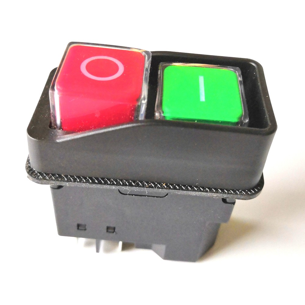 DZ-6 DKLD 250VAC 15A 5Pin Electromagnetic Pushbutton Switch for Grinding Machine