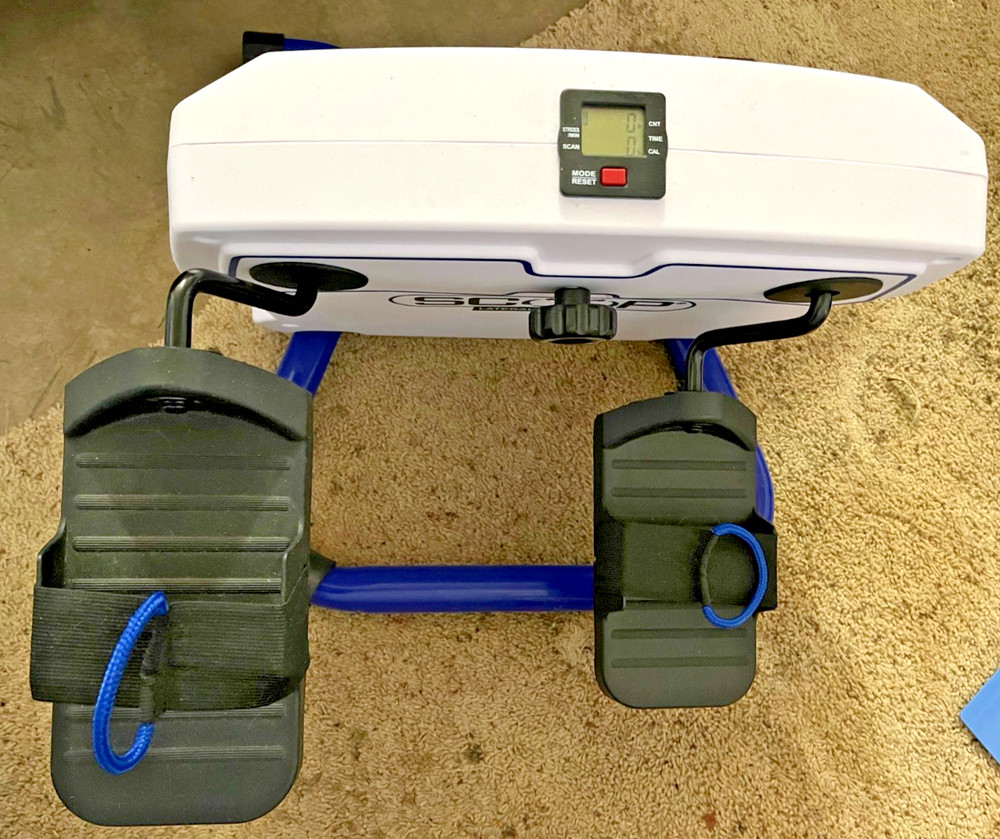 Scoop Lateral Trainer Sit Down Exercise Portable White Helix