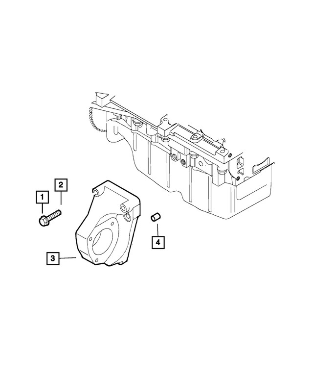 Genuine Mopar Hex Head Bolt Mounting 68094563aa