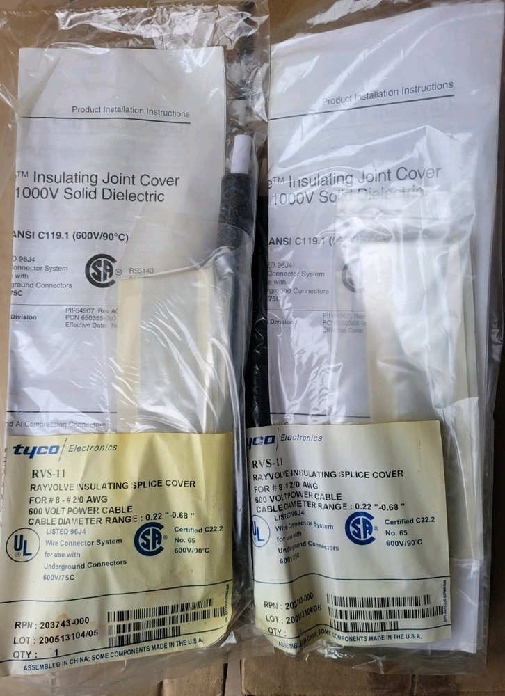 TYCO RVS-11 SPLICE Covers