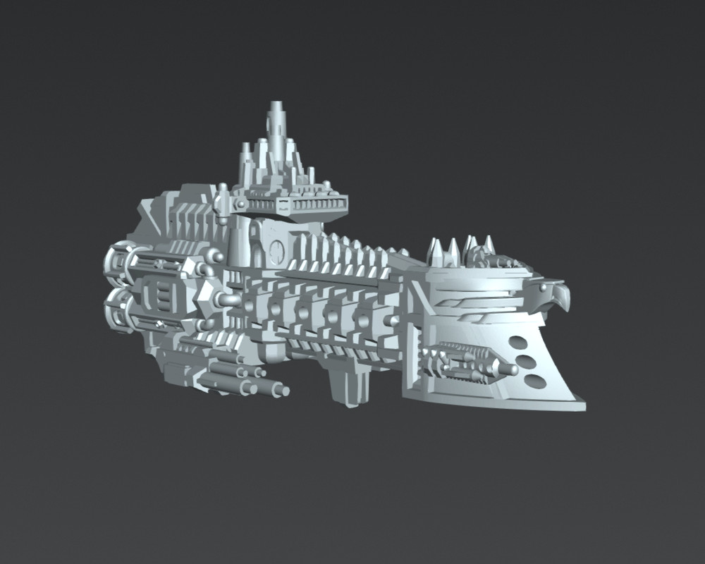 Punisher Class S Cruiser - compatible with Battlefleet Gothic