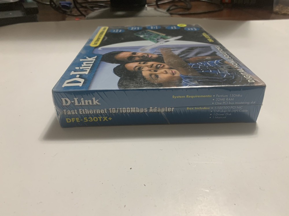 D-Link 10/100Mb Fast Ethernet Adapter Computer DFE-530TX+ Plug & Play Install