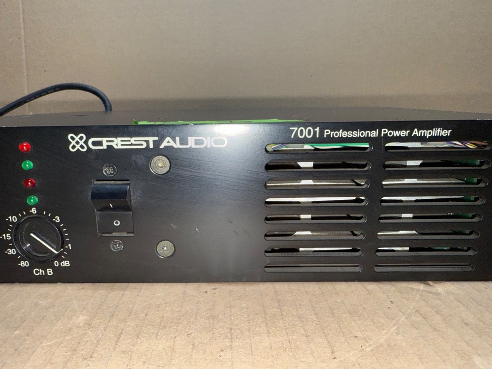 CREST AUDIO 7001 PROFESSIONAL POWER AMPLIFIER - TESTED