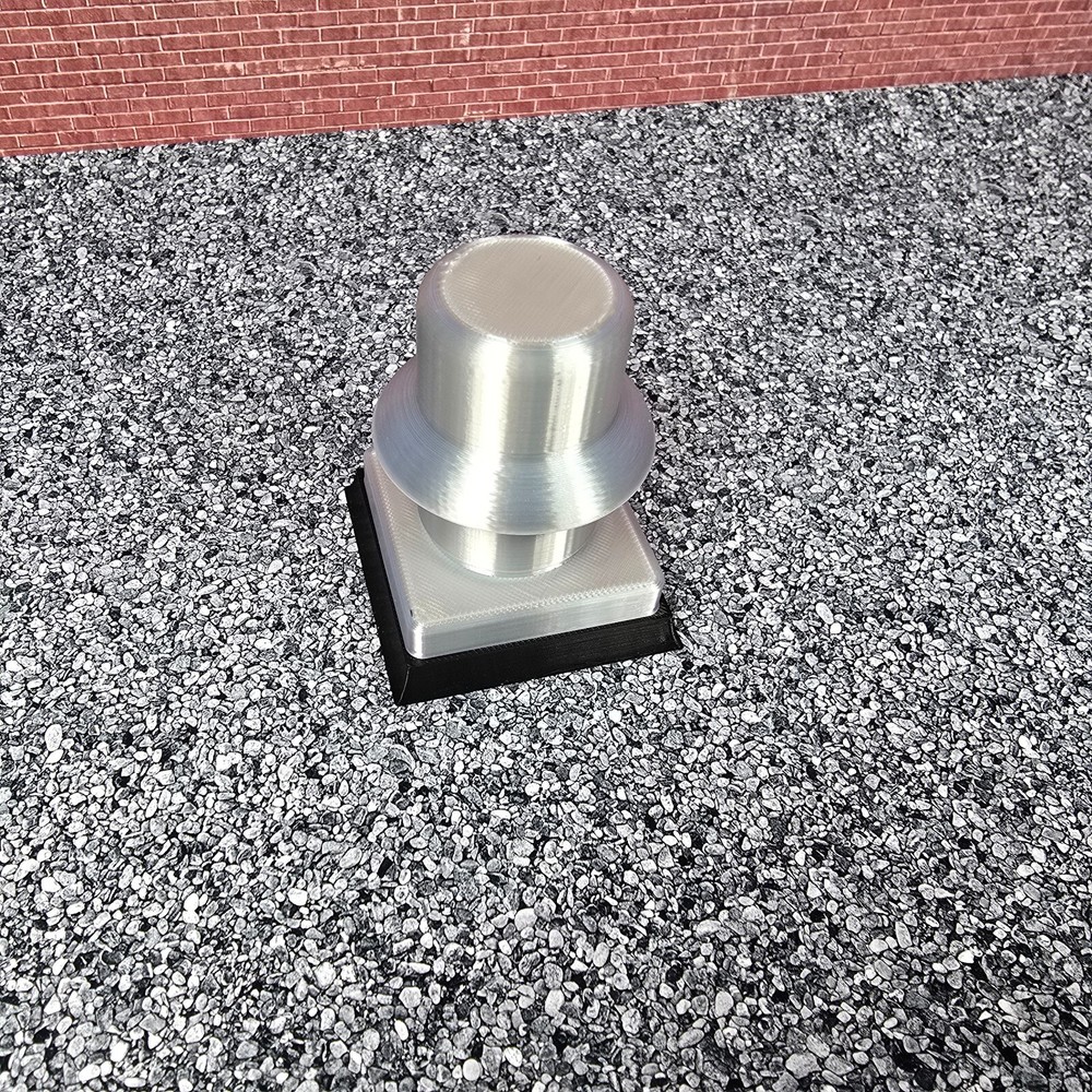 Rooftop Vent  1/10 Scale Model Prop Diorama Display Dollhouse