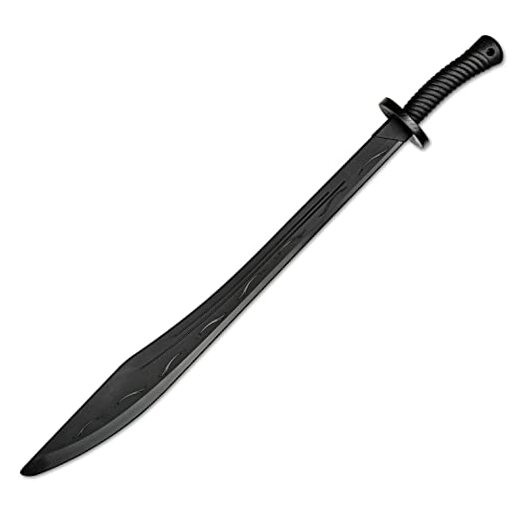 Polymer Training Equipment Polypropylene Blade, Martial Black Medieval Sty
