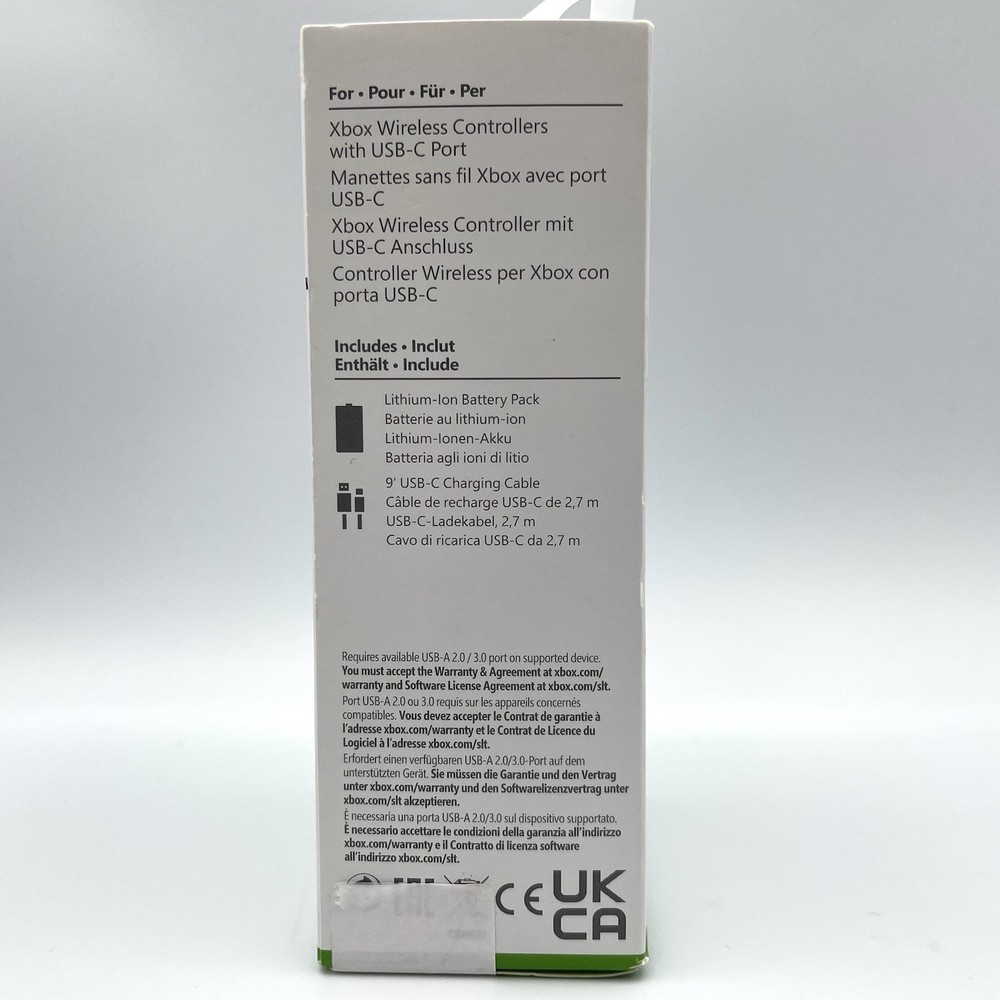 OEM Microsoft XBOX Rechargeable Battery + USB-C Cable for Wireless Controllers