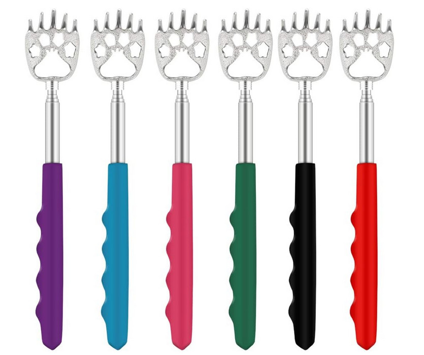 6 Pack Telescoping Back Scratcher - Bear Claw Back Scratchers