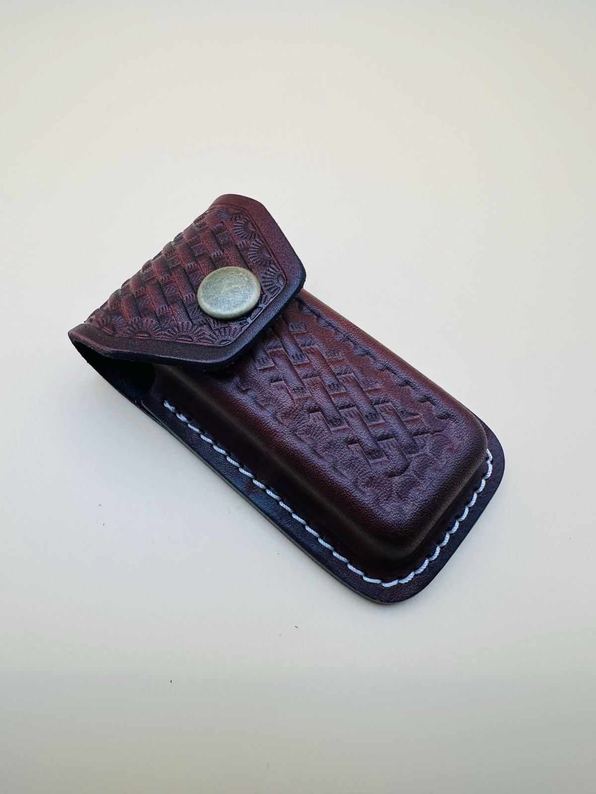 Leather Sheath Pouch Fits Victorinox Swiss Champ & 6–7 Layer Swiss Army Knives