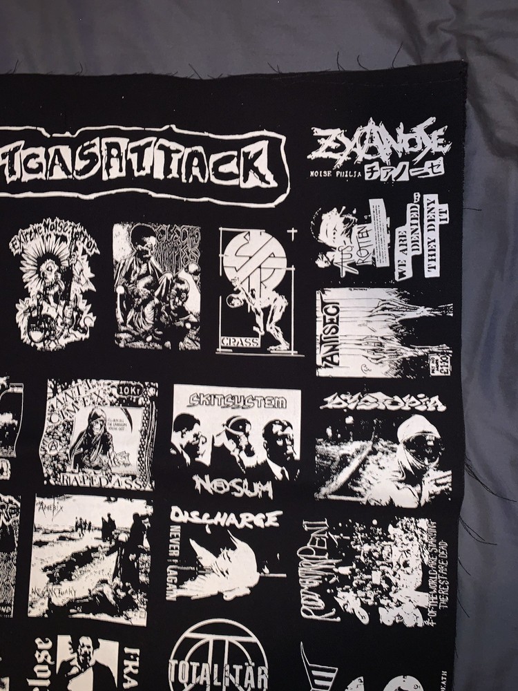 Crust Punk Patches Sheet