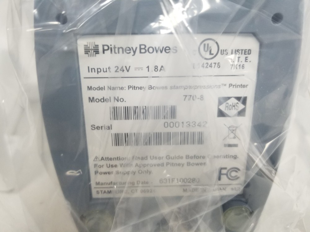 Pitney Bowes 770-8 Stamp Expressions Postage Printer