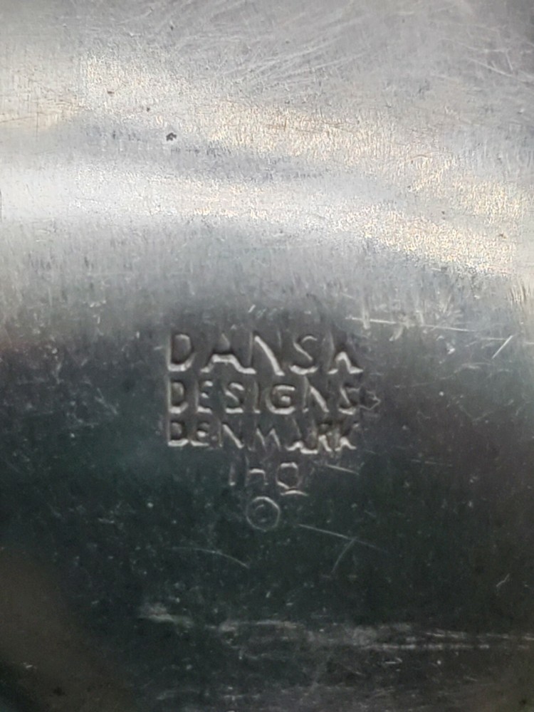 DANSK Variation V Long Handle Pierced Serving Spoon