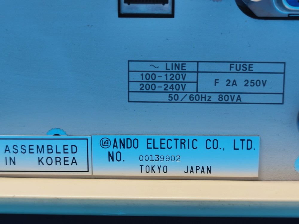 ANDO AQ2140 Optical Multimeter with AQ2732 Sensor Unit
