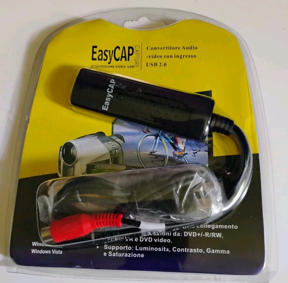 EasyCAP Capture USB 2.0 Video Adapter with Audio - Model DC60