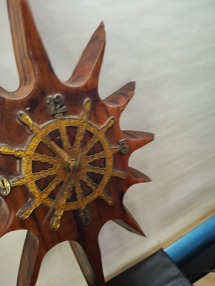 wooden clock faces vintage