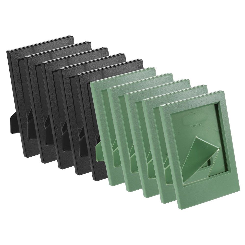 10Pcs Mini Picture Frames 2.4 x 3.5 Inch Rectangle Picture Frame Multicolor