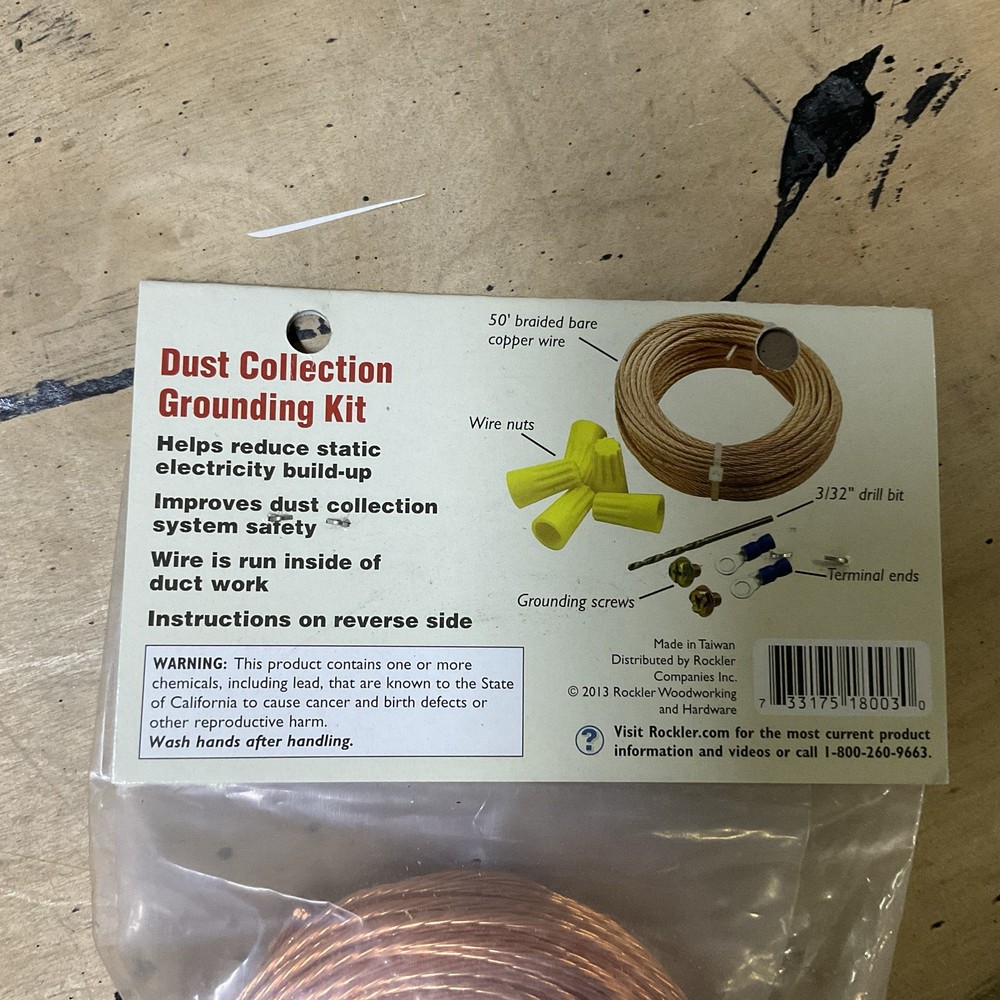 Dust Collection Grounding Kit Shop Basic Rockler