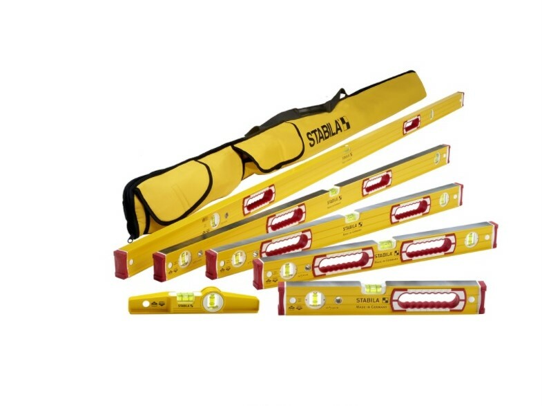 Stabila 78496 Aluminum 6 pcs set levels type 196 with Magnetic torpedo level