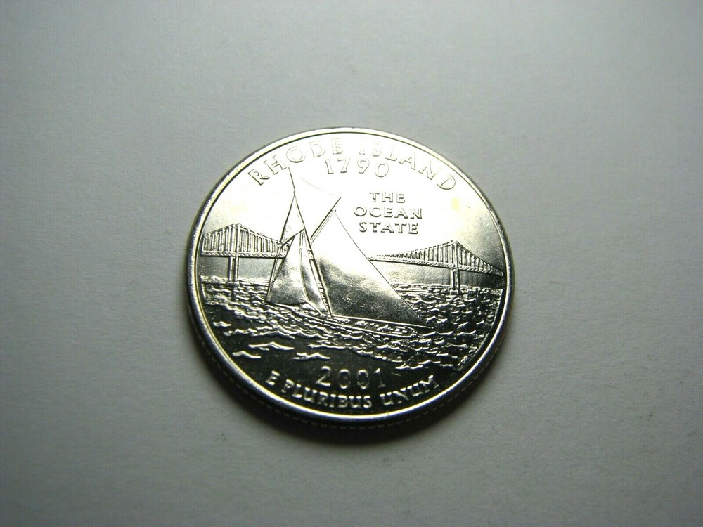 2001-P RHODE ISLAND STATE QUARTER BRILLIANT UNCIRCULATED