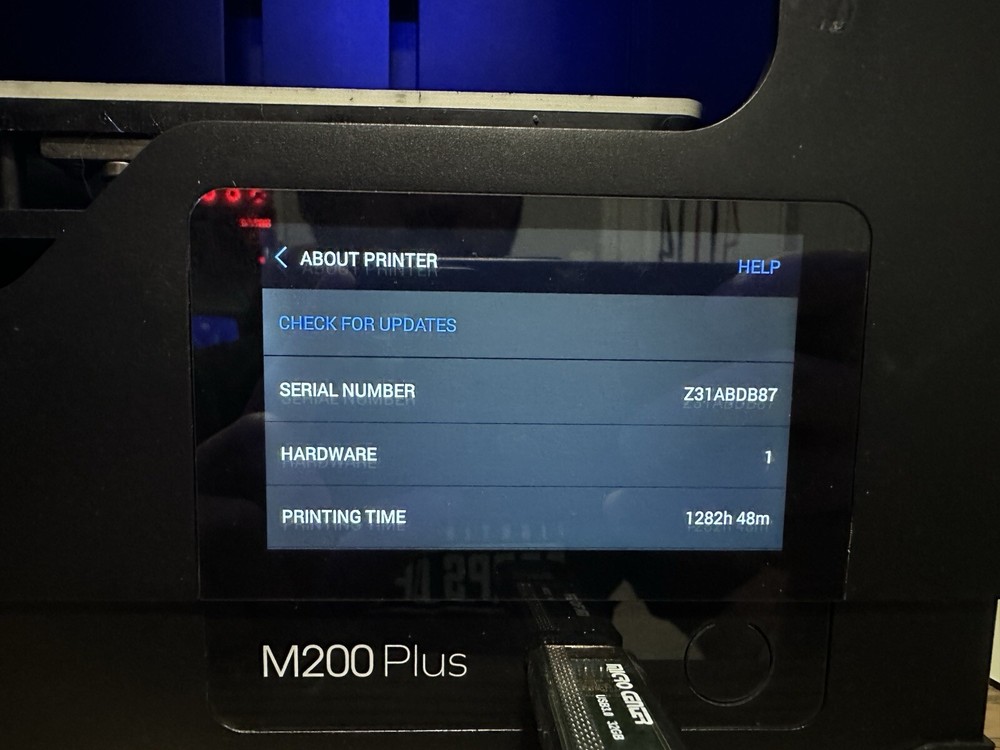 Zortrax M200 Plus High-Performance 3D Printer with HEPA Top Cover