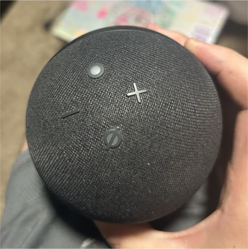 Amazon Echo Dot (4th Generation) Black Smart Speaker Alexa Voice Search