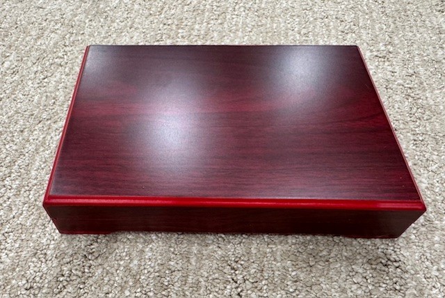 Premium Wooden 2 NGC Coin Display Storage Box Case Collector Coin Holder NGC NEW