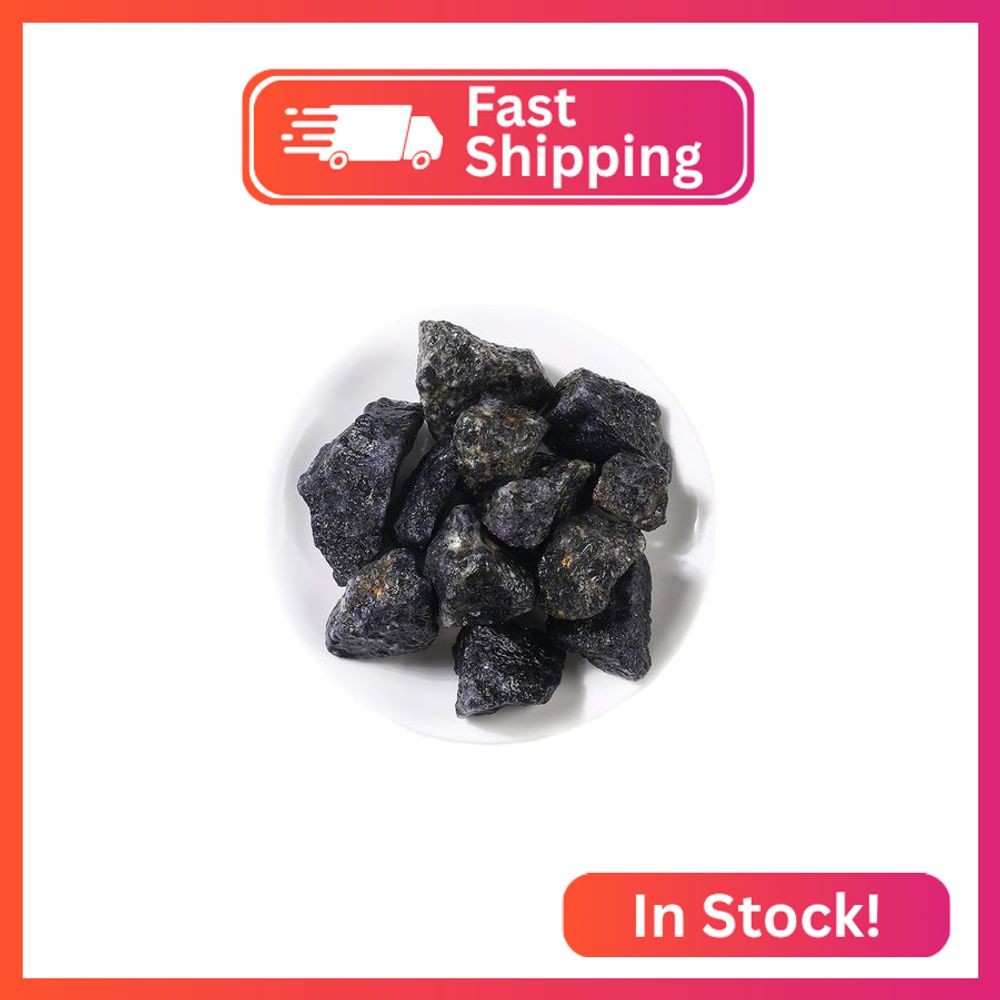 lolite Raw Crystals, Large 1.25-2.0" Healing Crystals Natural Rough Stones Cryst
