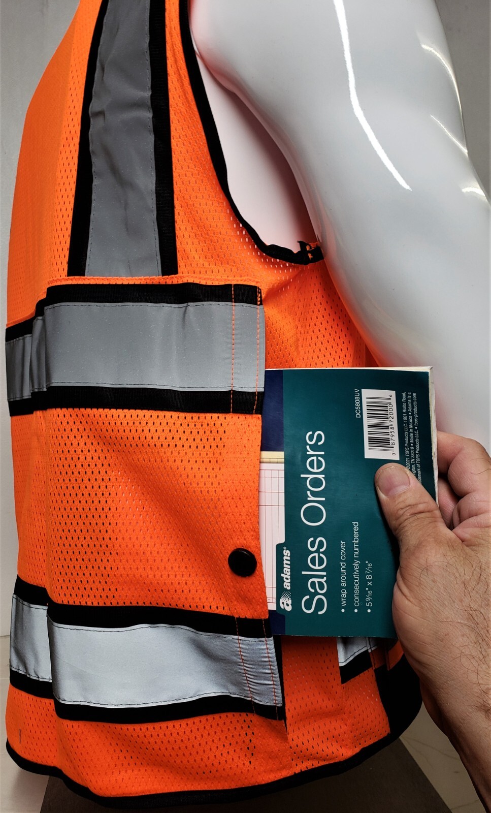 FX HIGH VISIBILITY Surveyor Two Tones Safety Vest Mesh front & back