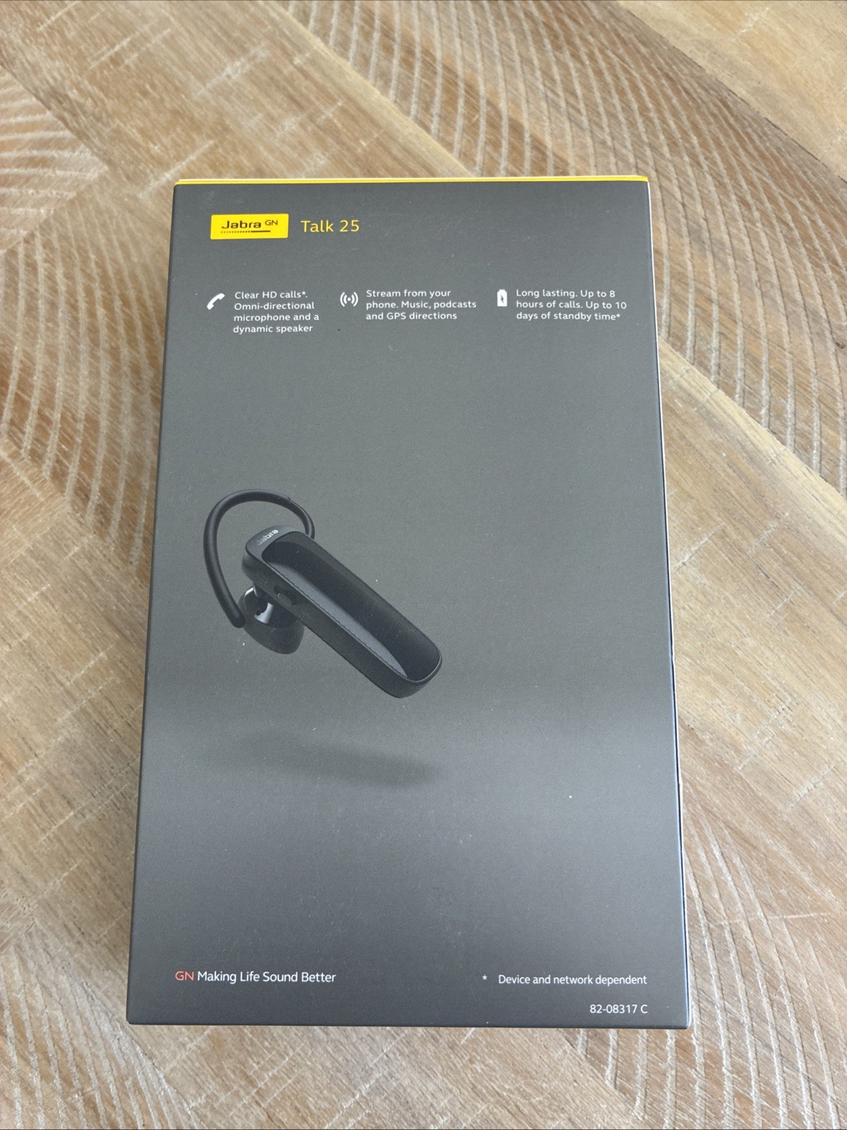 Jabra Talk 25 Bluetooth Single Ear Headset with Microphone