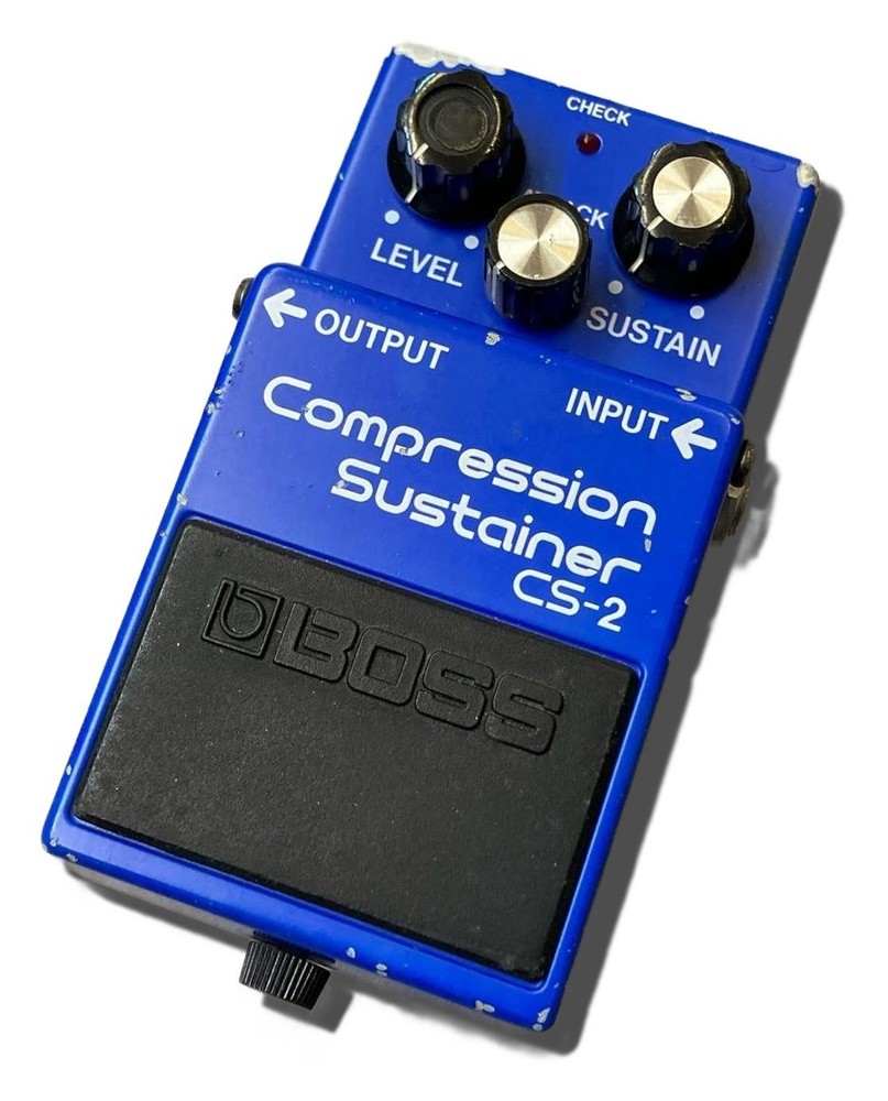 BOSS CS-2 Compression Sustainer Compressor Pedal 5805 Tested & Works