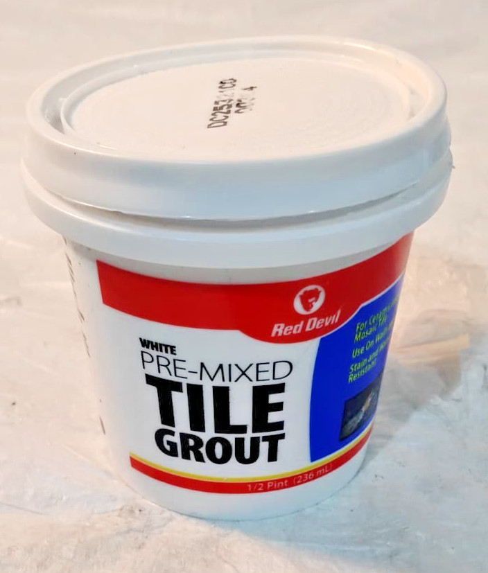 Red Devil 0422 Pre-Mixed Tile Grout Excellent Adhesion, Ideal for Wall & Floor