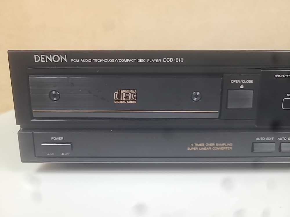 Denon PCM Audio Technology Compact Disc Player Model DCD-610 With Remote