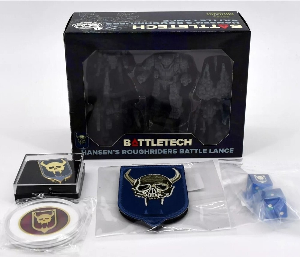 Hansen's Roughriders Battle Lance Pack [BATTLETECH Mercenaries] IN HAND