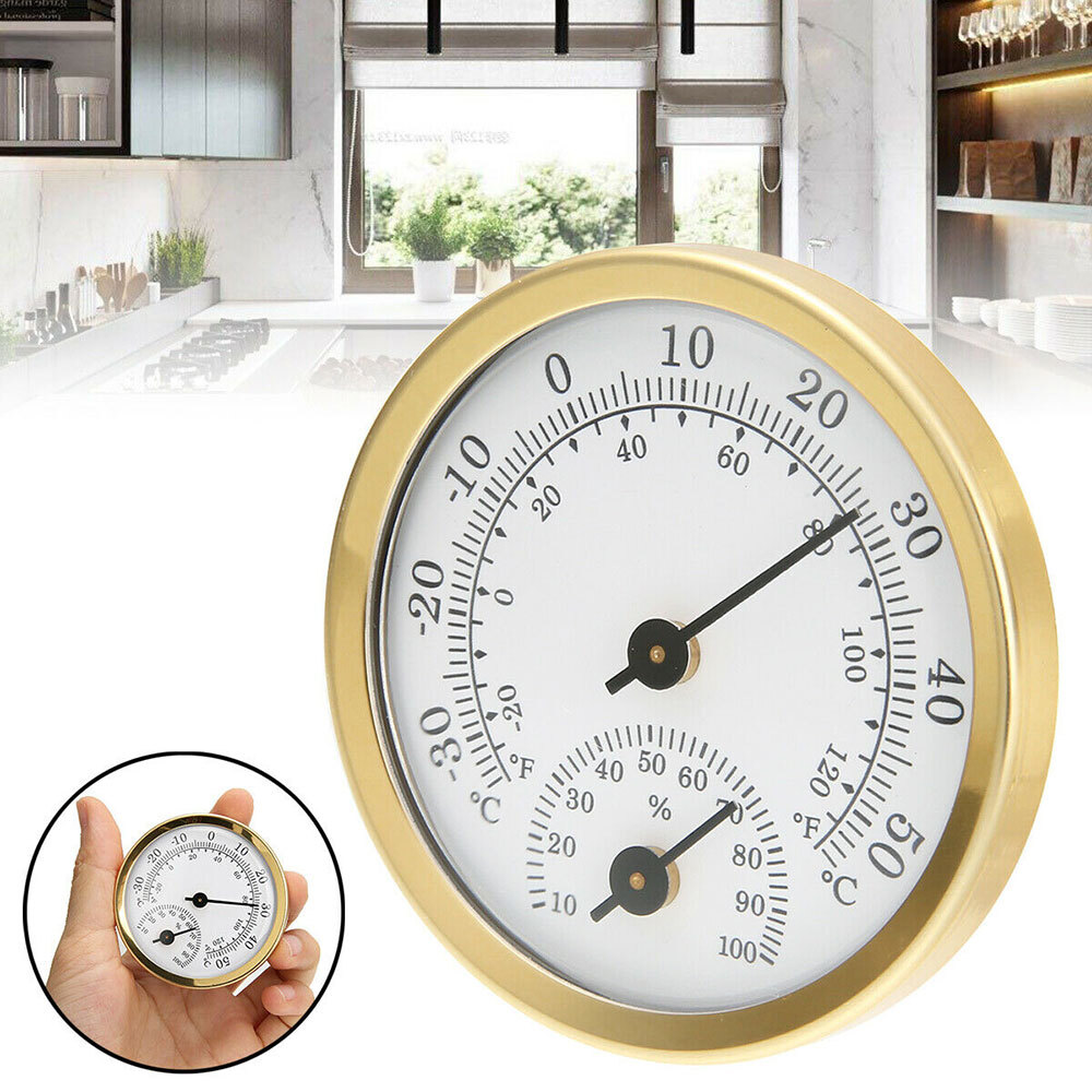 Mini Analog Thermometer Hygrometer Humidity meter Room Indoor Temperature-