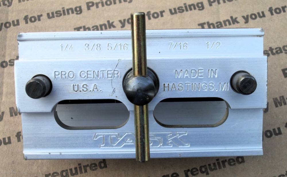 TASK PRO CENTER DOWELING JIG MADE IN USA NICE USED.