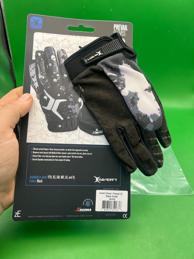 Invert Prevail Gloves Black Small