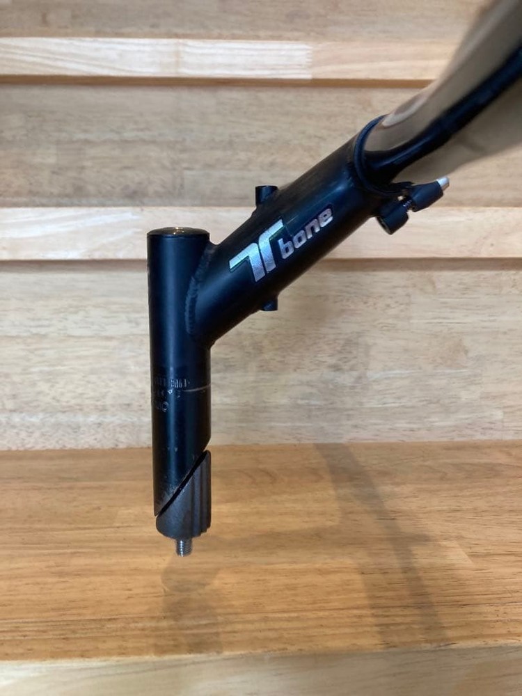 oldmtb Tioga t-bone threaded stem Sakae flat bar set OS