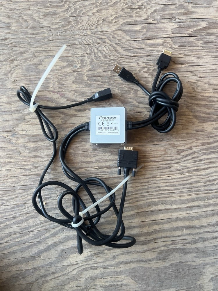 New PIONEER CDIV202AV iPhone App VGA Interface Cable Kit iPhone5-2013